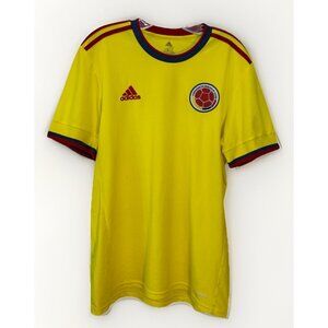 adidas 2020 Colombia Home Soccer Jersey, men's size L